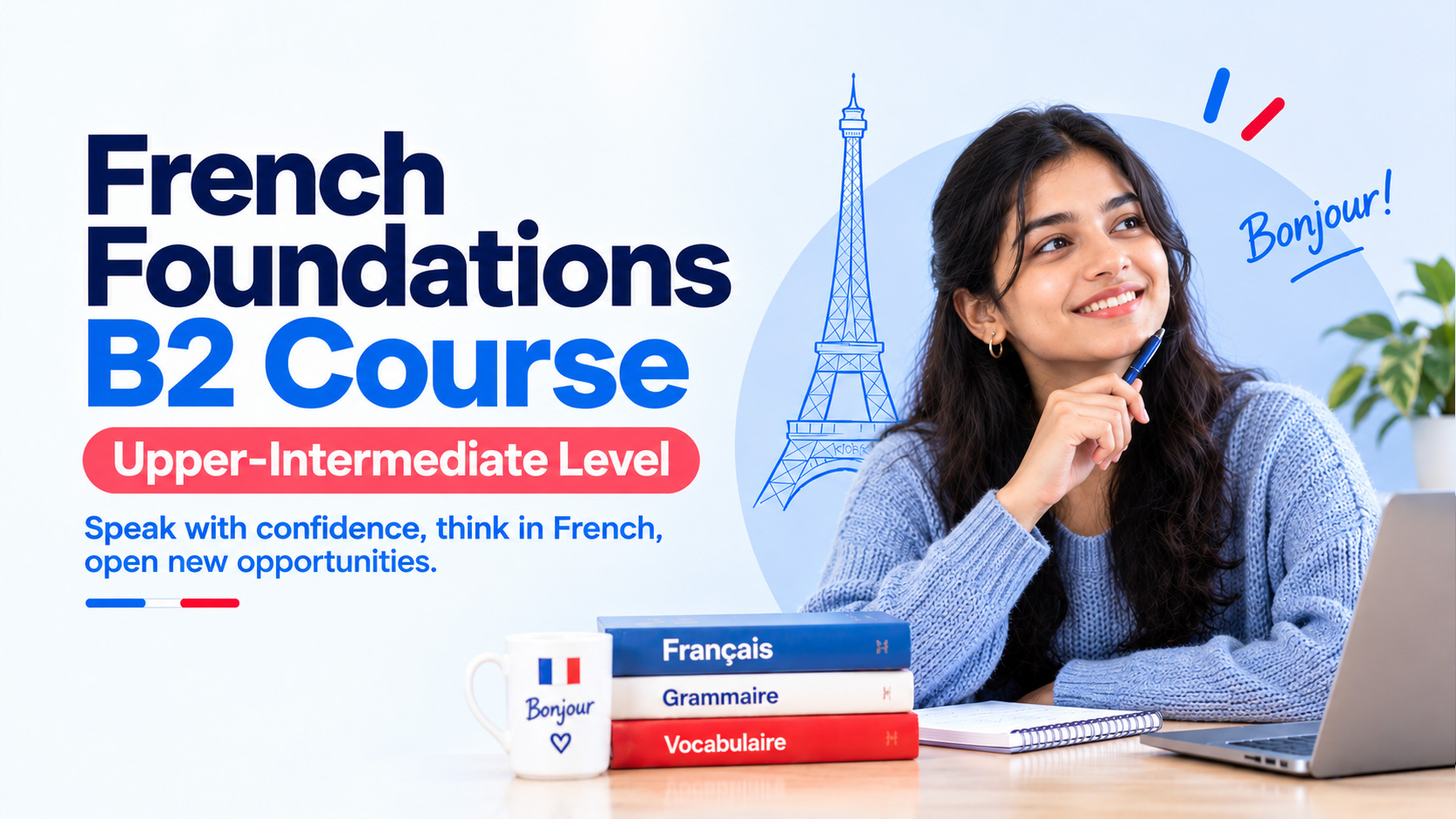 French Foundations B2 Course: Upper-Intermediate Level